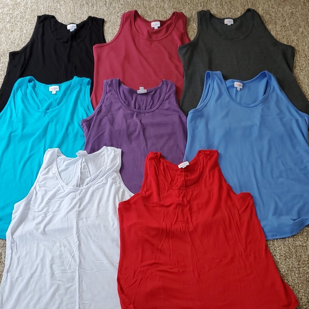 8 lularoe tanks